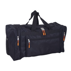 Includes: Main Zip Compartment, 2 Side Zip Compartments, Front Zip Compartment, Carry Handle and Adjustable Shoulder Strap. With 5 x Zip Pullers (see colour choice)