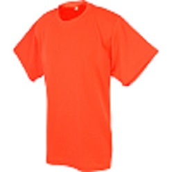 Unisex T-shirt made from polyester birdseye moisutremanagement material, round neck with side seams, 145g