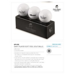 Gary Player Soft Feel Golf Balls (Set Of 3)