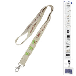 Linen Lanyard