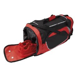 Sports bag with shoe compartment