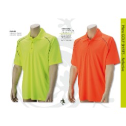 Reflective Mens Golf Shirts