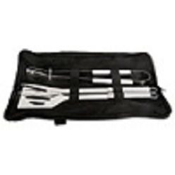 3-Piece stainless steel braai set