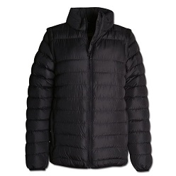 Zip Off Sleeve Puffer Jacket