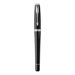 Parker Urban Fountain Pen-Premium Ebony Metal Chiselled CT