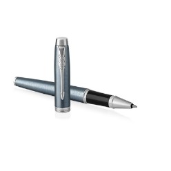 Parker IM Rollerball Pen-Light Blue Grey CT