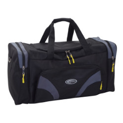 Includes: Main Zip Compartment, 2 Side Zip Compartments, Front Zip Compartment, Carry Handle and Adjustable Shoulder Strap. With 5 x Zip Pullers (see colour choice)