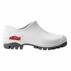 Virgin PVC, Complies to SANS 20345 / Oil and acid resistant sole / Ergonomically designed / UV stabilized PVC to maintain colour durability / Virgin PVC, non-slip, hard-wearing sole with strong grip / Flexible trend pattern to eliminate surface build up / Superior 100% Polyester sock lining / Moulded wool innersole for comfort