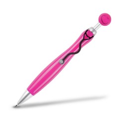 These funky and creatively designed pens are the perfect novelty pen that adds a unique element of excitement to any writing task. It features a comfortable sleek barrel with black ink.