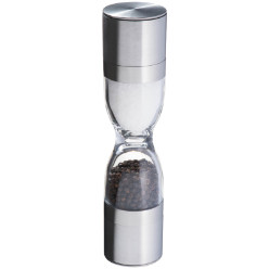 Stainless steel salt and pepper mill. ceramic grinder mechanism 